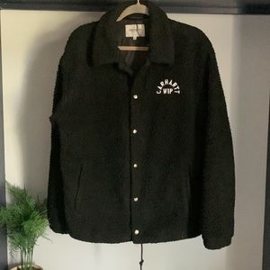 Carhartt WIP Arch Coach Jacket Sherpa Black Size M